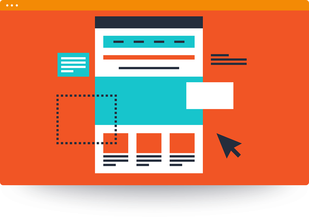 Landing page design
