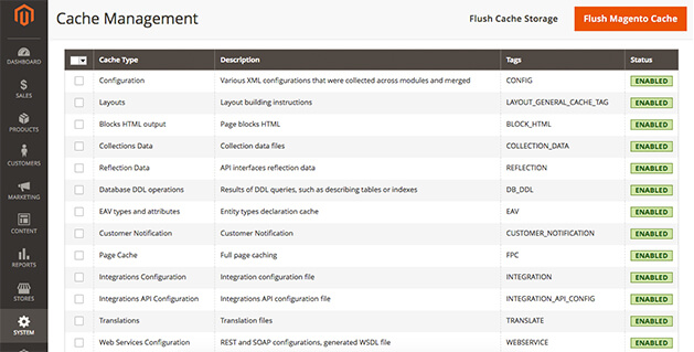 How to Turn on Caching for Magento 2