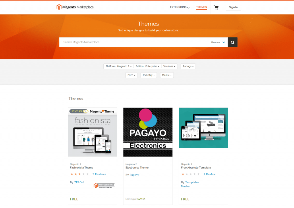 Magento Themes
